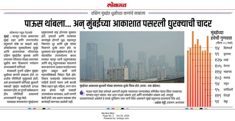 In the News Lokmat 3 Oct 2024